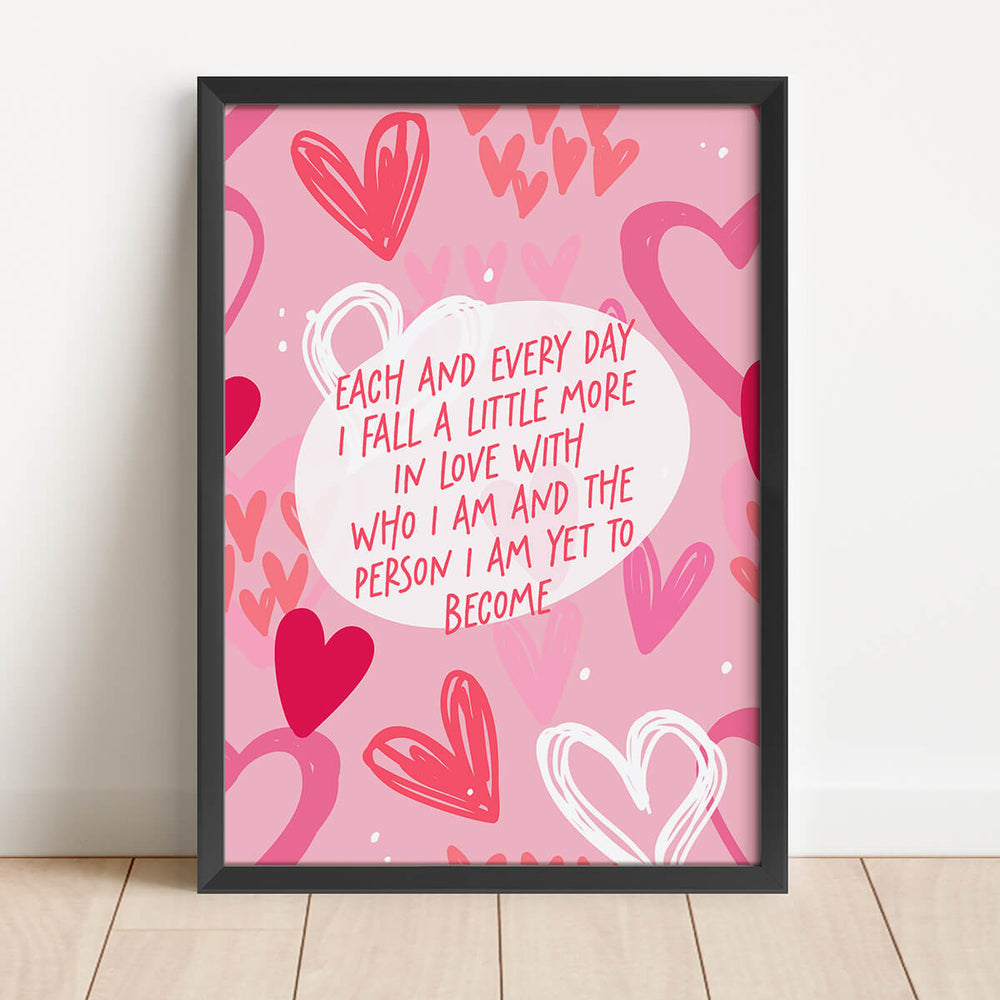 בכל יום, אני מרגיש קצת יותר מאוהב במי שאני